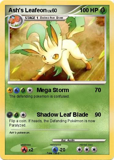 Pokemon Ash's Leafeon