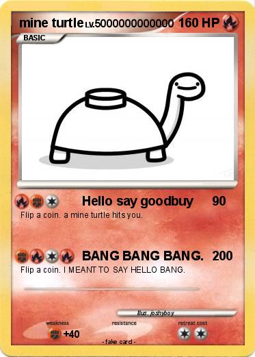 Pokemon mine turtle