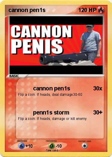 Pokemon cannon pen1s