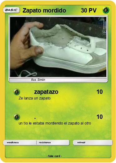 Pokemon Zapato mordido