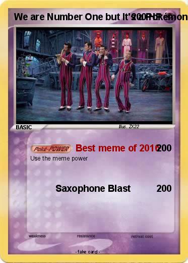 Pokemon We are Number One but It's a Pokémon Card