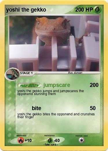 Pokemon yoshi the gekko