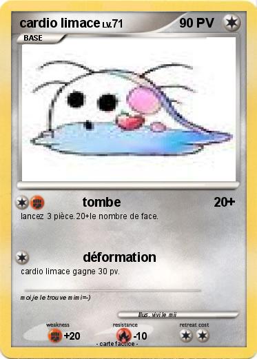 Pokemon cardio limace