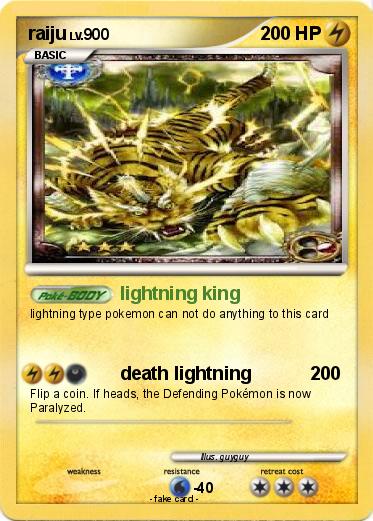 Pokemon raiju