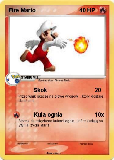 Pokemon Fire Mario