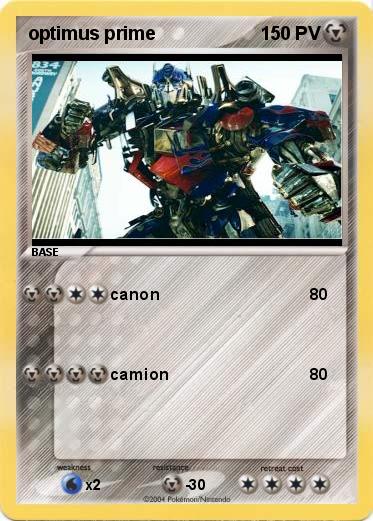 Pokemon optimus prime