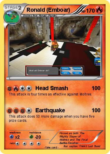 Pokemon Ronald (Emboar)