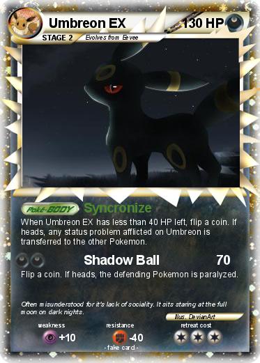 Pokemon Umbreon EX