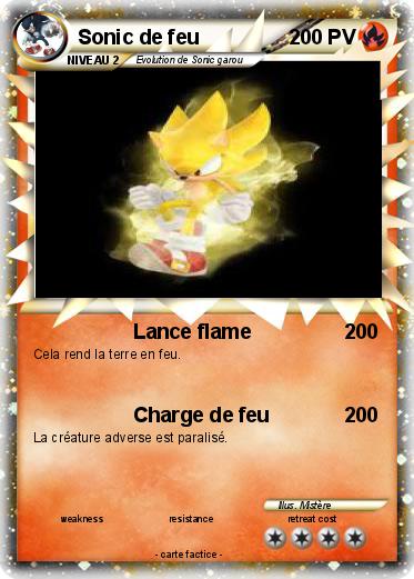 Pokemon Sonic de feu