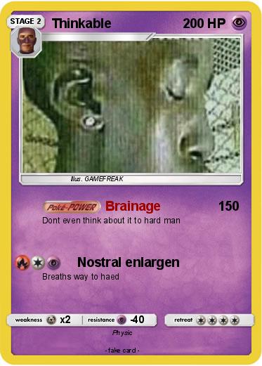 Pokemon Thinkable