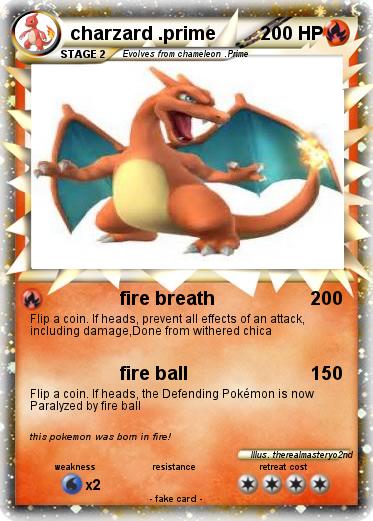 Pokemon charzard .prime