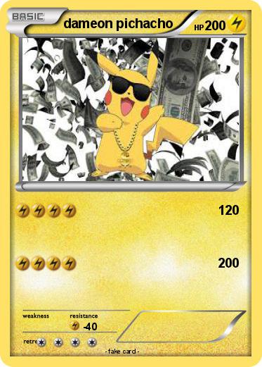 Pokemon dameon pichacho