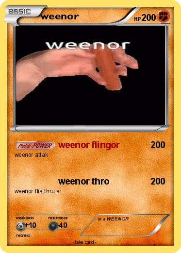 Pokemon weenor