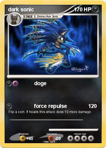 Pokemon dark sonic