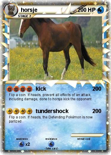 Pokemon horsje