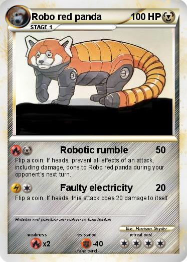 Pokemon Robo red panda