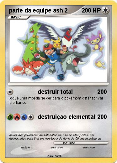 Pokemon parte da equipe ash 2