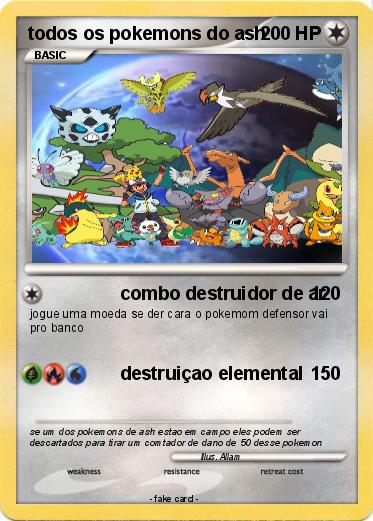 Pokemon todos os pokemons do ash