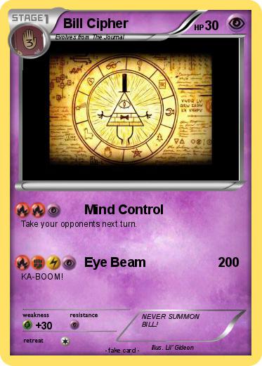 Pokemon Bill Cipher