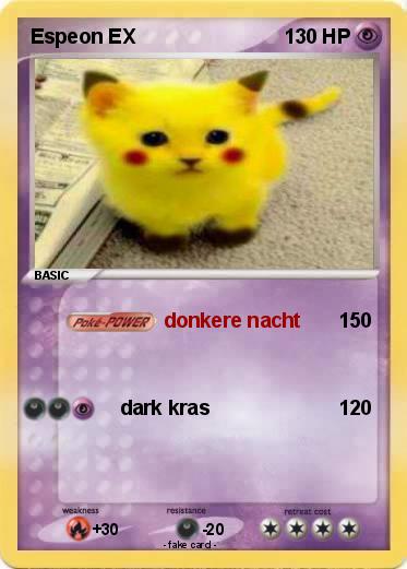 Pokemon Espeon EX