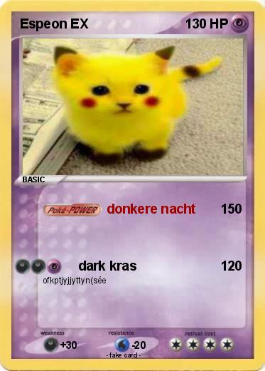 Pokemon Espeon EX