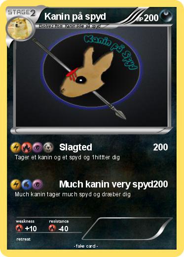 Pokemon Kanin på spyd