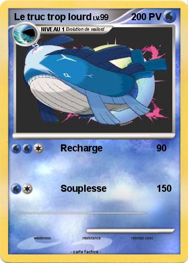 Pokemon Le truc trop lourd