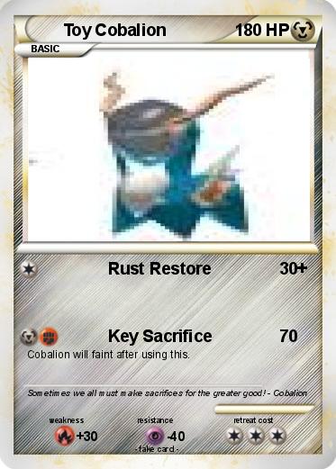Pokemon Toy Cobalion