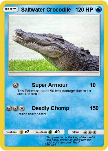 Pokemon Saltwater Crocodile