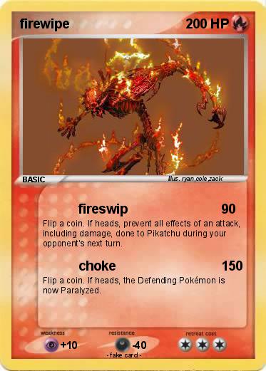 Pokemon firewipe