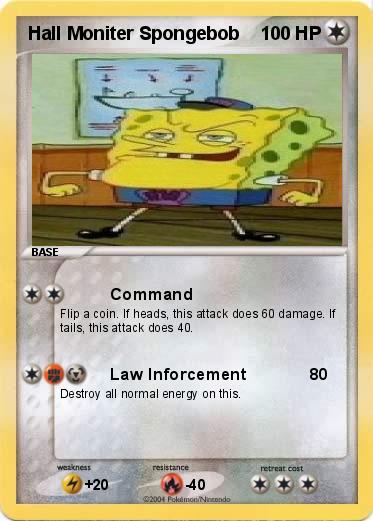 Pokemon Hall Moniter Spongebob