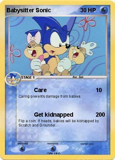 Pokemon Babysitter Sonic