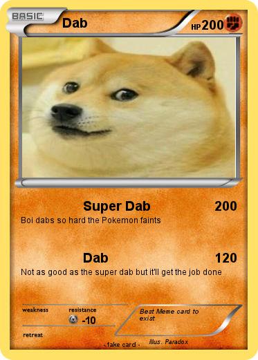 Pokemon Dab