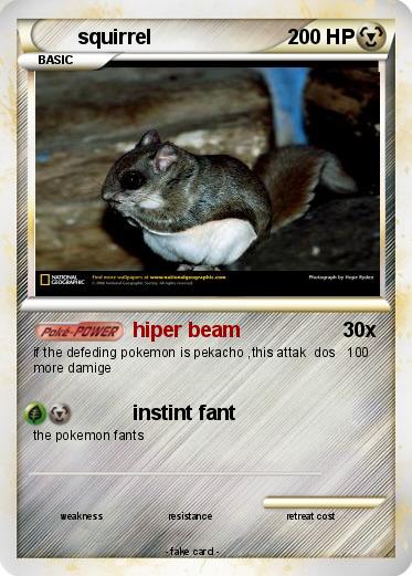 Pokemon squirrel