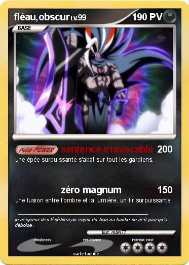 Pokemon fléau,obscur
