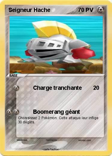 Pokemon Seigneur Hache