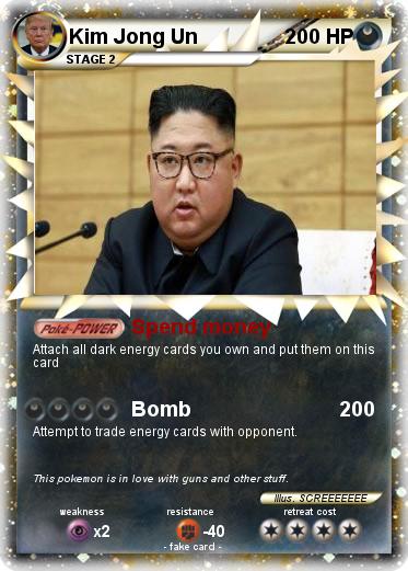 Pokemon Kim Jong Un