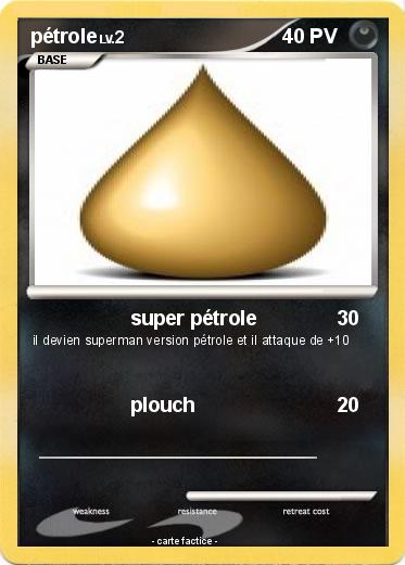 Pokemon pétrole