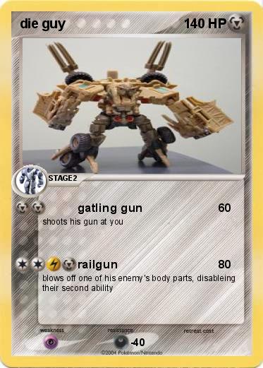 Pokemon die guy