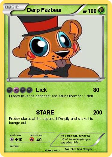 Pokemon Derp Fazbear