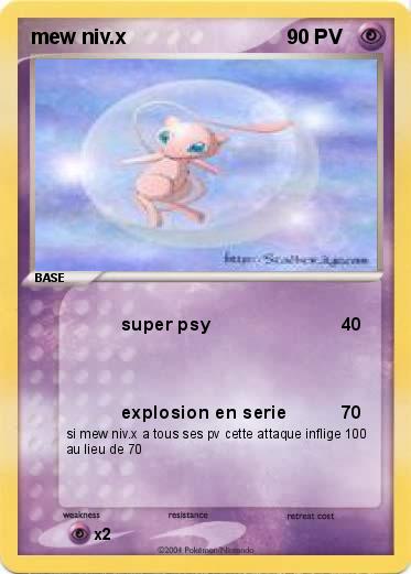Pokemon mew niv.x