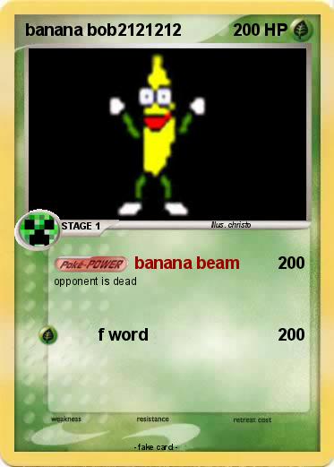 Pokemon banana bob2121212