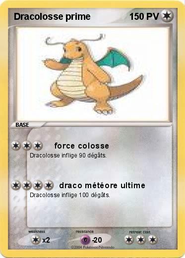 Pokemon Dracolosse prime