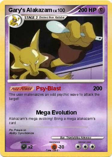Pokemon Gary's Alakazam