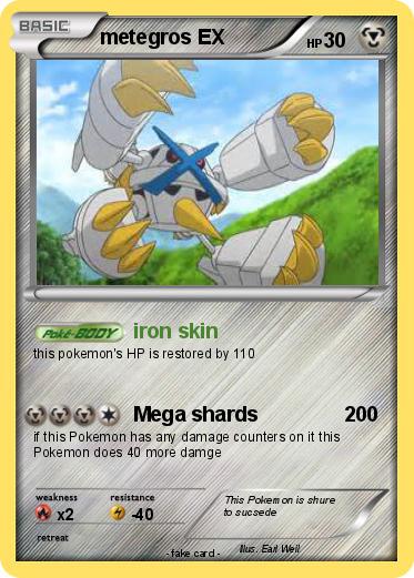 Pokemon metegros EX