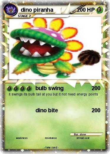 Pokemon dino piranha