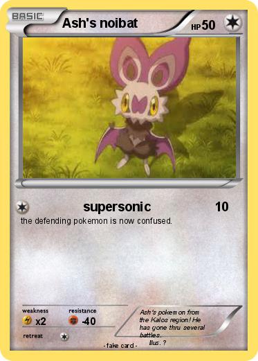 Pokemon Ash's noibat
