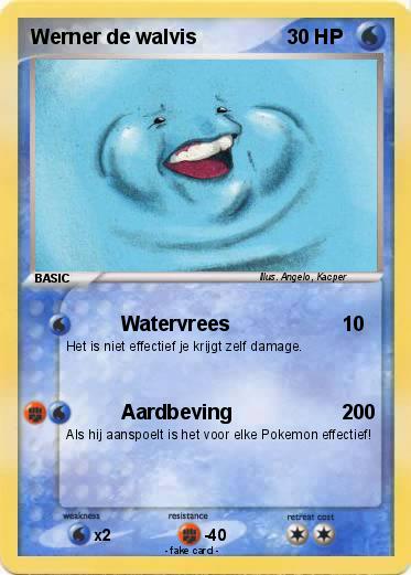 Pokemon Werner de walvis