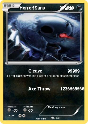 Pokemon Horror!Sans            999999