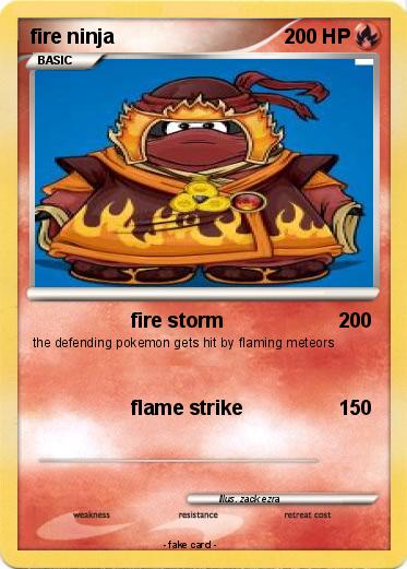 Pokemon fire ninja